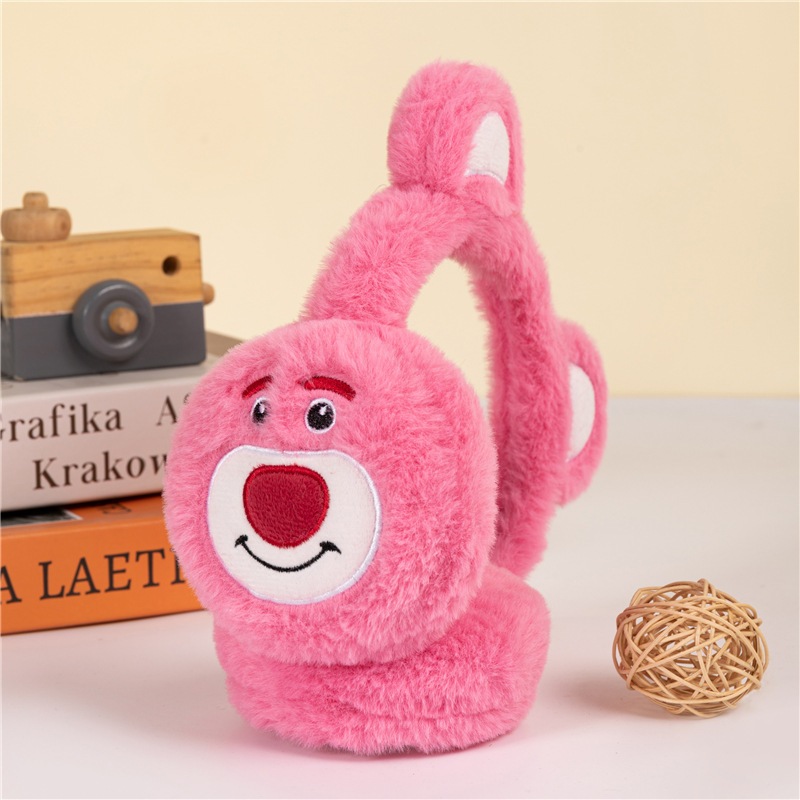 Bịt tai giữ ấm gấu dâu LOTSO cho bé cho trẻ em.
