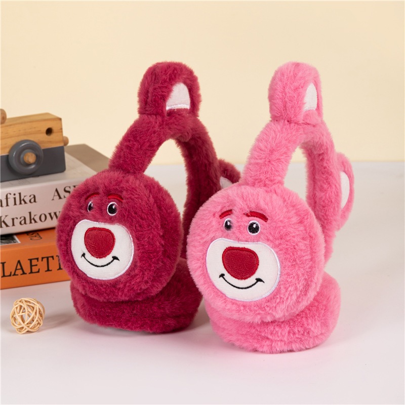 Bịt tai giữ ấm gấu dâu LOTSO cho bé cho trẻ em.
