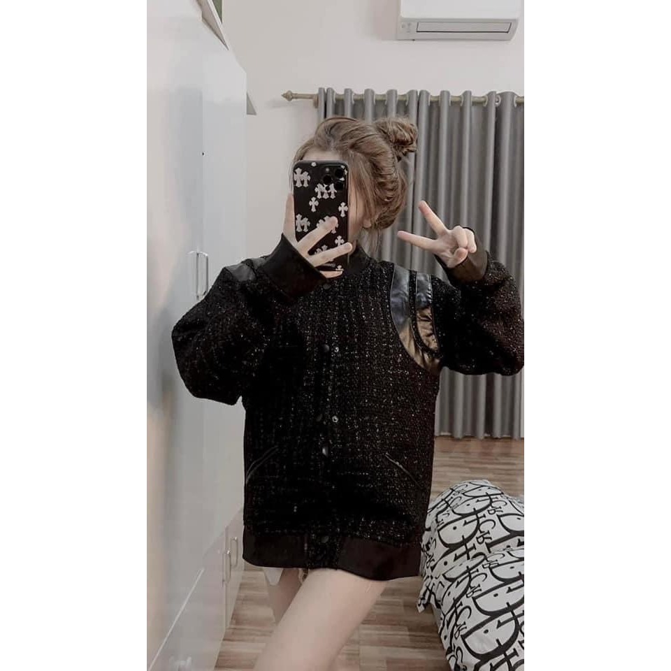 Áo khoác Thom , Bomber Thome Browne Nam Nữ Chất Dạ Nhũ Kim Tuyến cao cấp HOT D24 | BigBuy360 - bigbuy360.vn