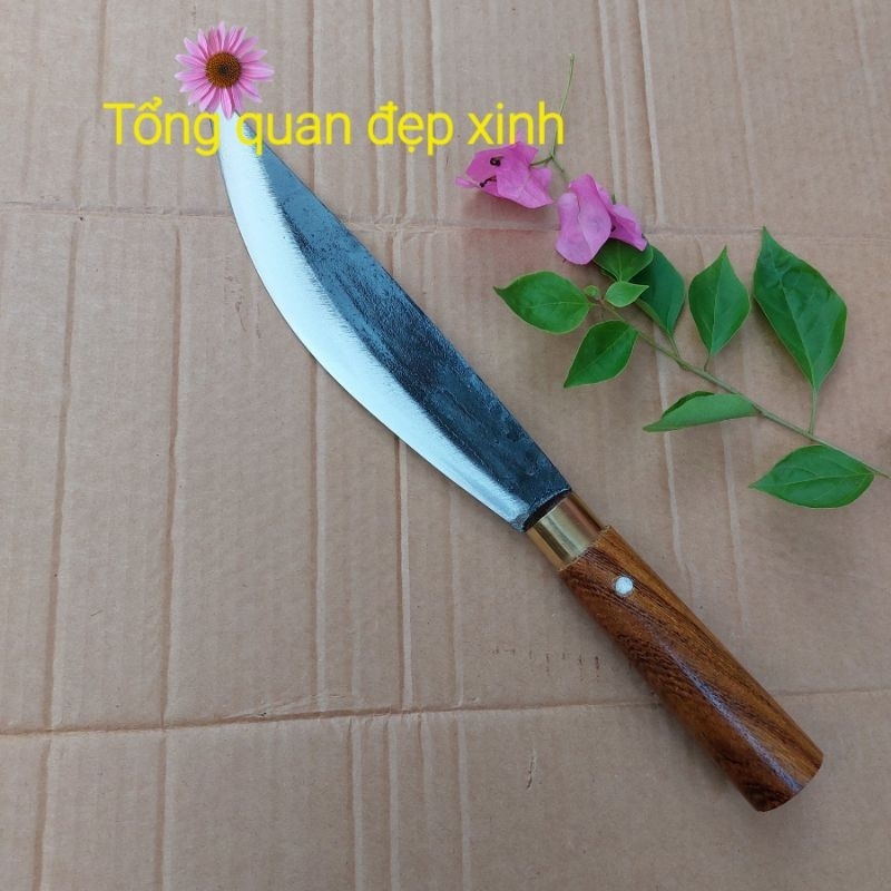 Dao đi rừng chặt xương chặt cây đi câu đi phượt hàng thép Nhíp Ôtô chuẩn sắc bén