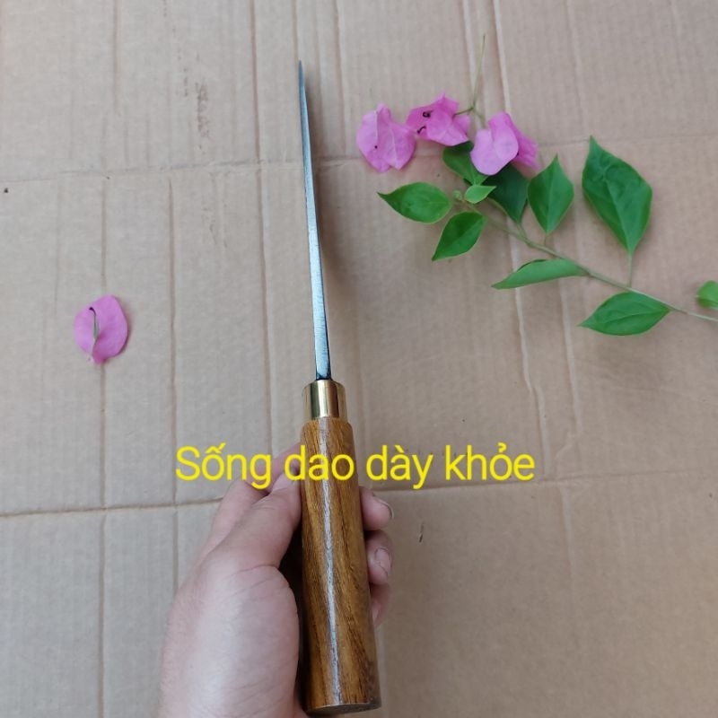 Dao đi rừng chặt xương chặt cây đi câu đi phượt hàng thép Nhíp Ôtô chuẩn sắc bén