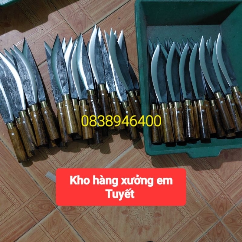 Dao đi rừng chặt xương chặt cây đi câu đi phượt hàng thép Nhíp Ôtô chuẩn sắc bén