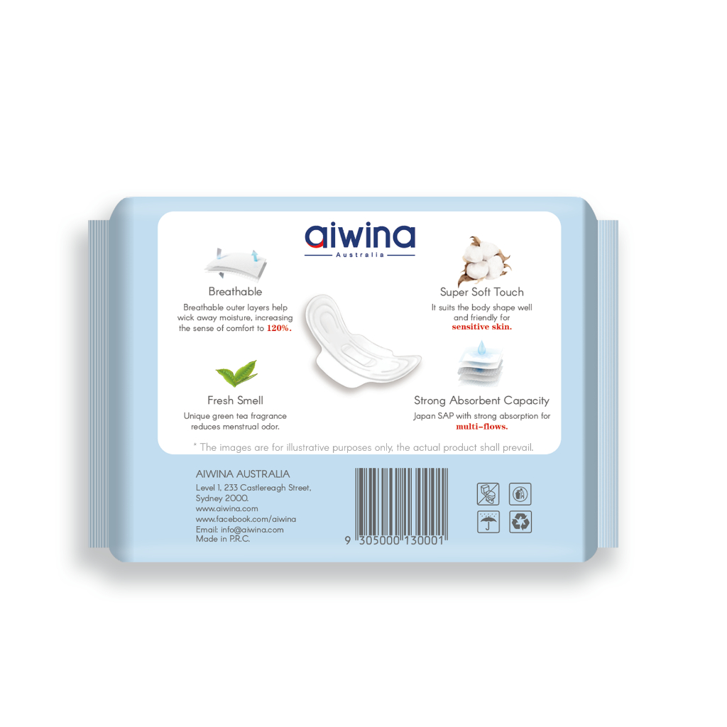 Băng Vệ Sinh Aiwina Gói 4 Miếng Siêu Mềm Mỏng Cánh 29cm Ban Đêm