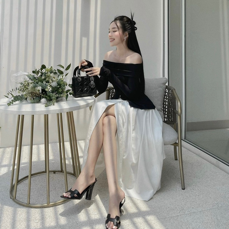 SET ÁO TRỄ VAI KÈM CHÂN VÁY XẺ TÀ | STUDIOBY25