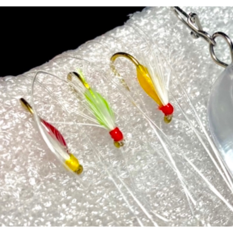 Bộ thẻo buộc sẵn dùng cho câu lure cá mương sông suối
