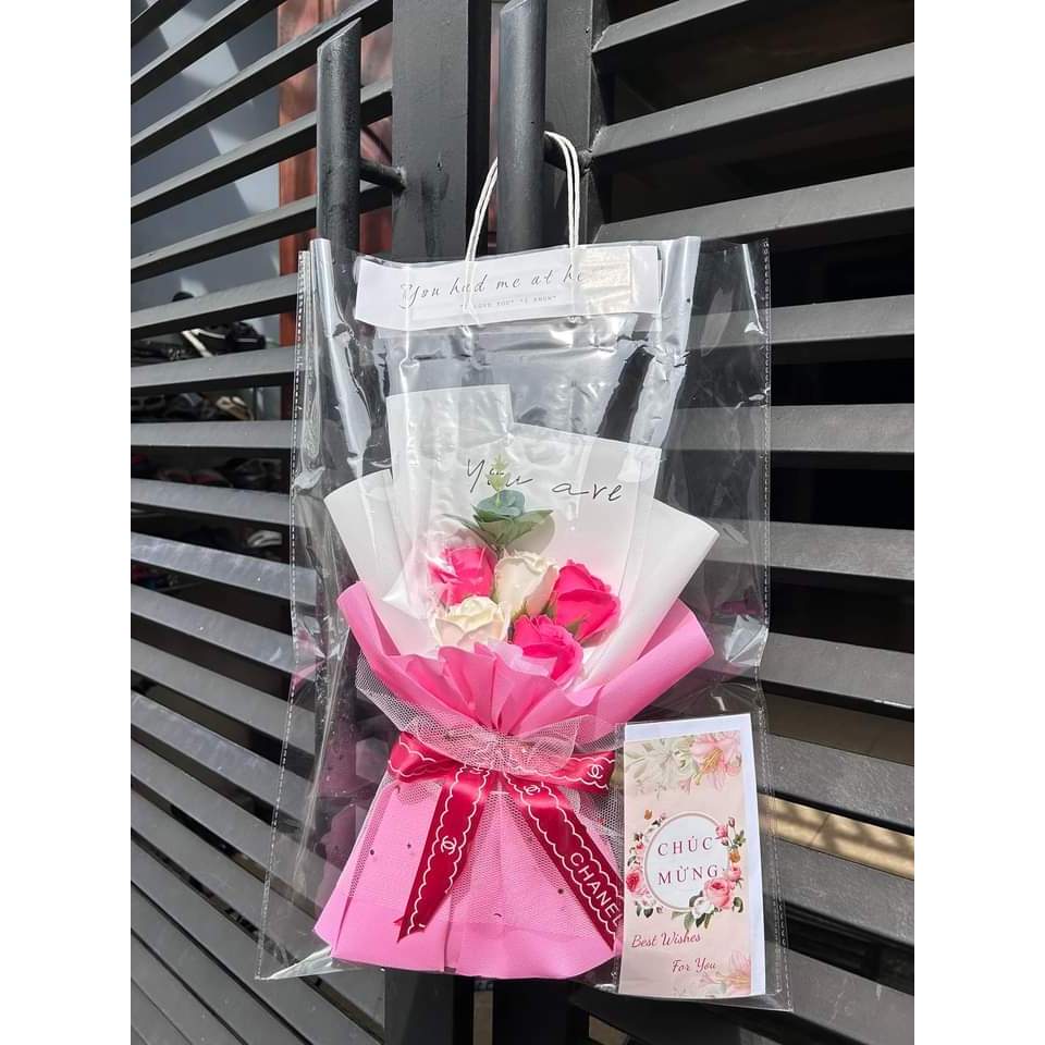 Bó hoa ốc quế _ Hoa sáp_ Qùa tặng 20/10