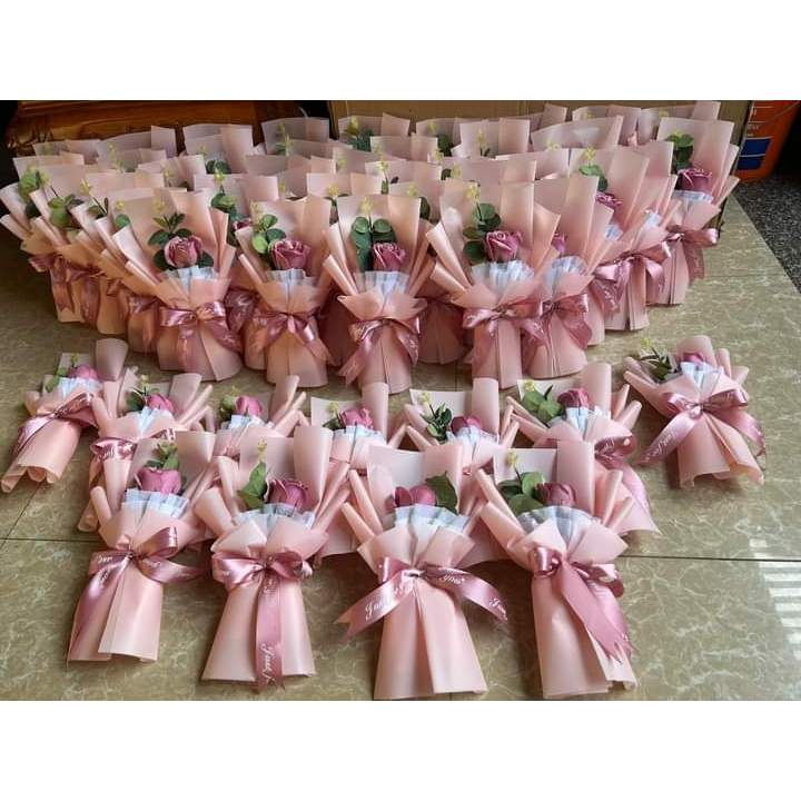 Bó hoa ốc quế _ Hoa sáp_ Qùa tặng 20/10