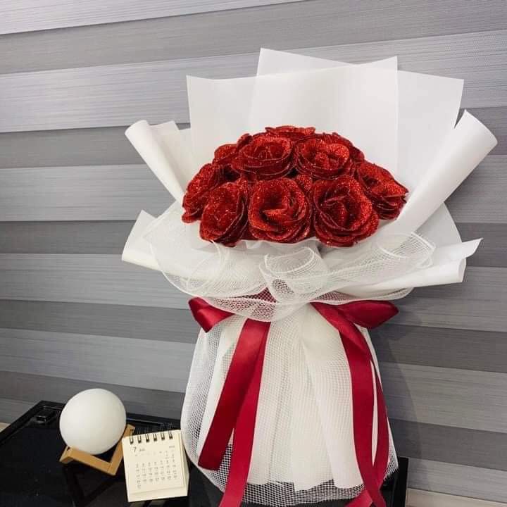 Bó hoa ốc quế _ Hoa sáp_ Qùa tặng 20/10