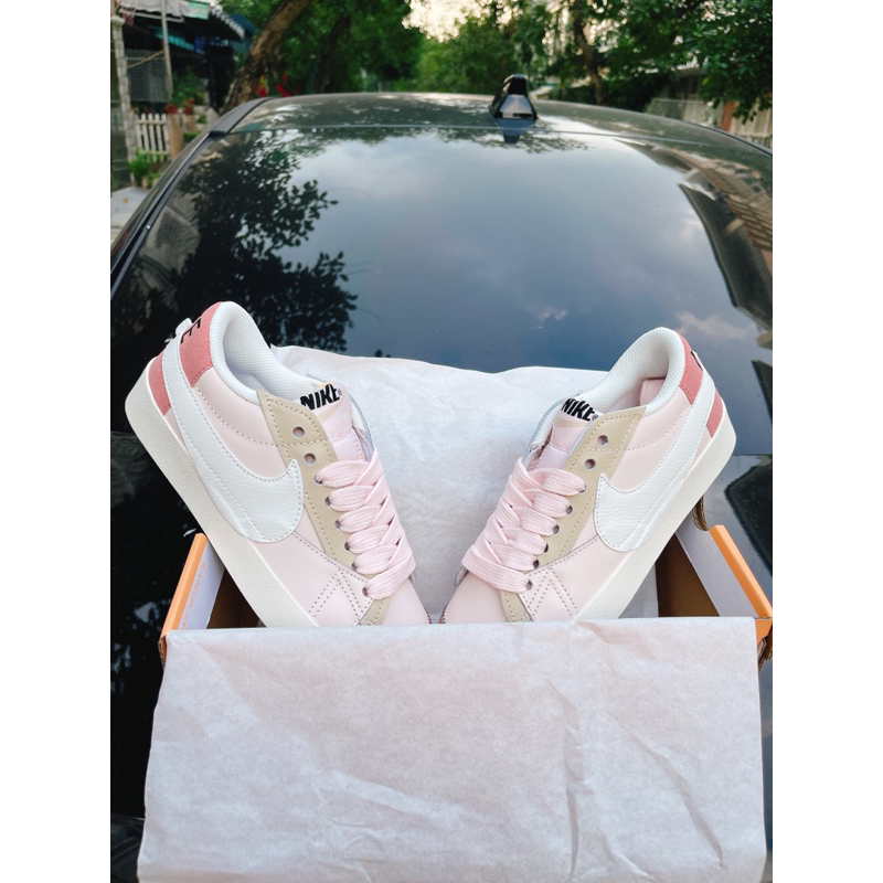 Giày Sneaker Blazer Blz Jumbo|Blazer Jumbo Hồng Giày blaze jumbo trắng hồng nữ mẫu mới