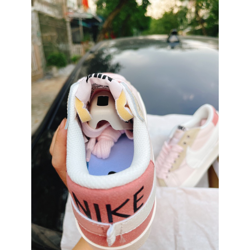 Giày Sneaker Blazer Blz Jumbo|Blazer Jumbo Hồng Giày blaze jumbo trắng hồng nữ mẫu mới