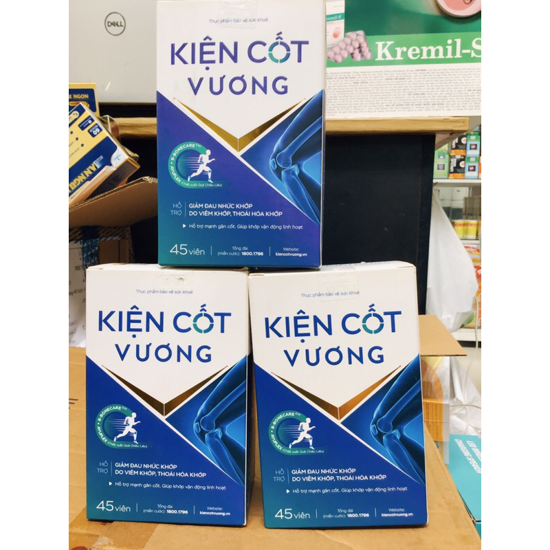 ✅(Chính Hãng) Kiện cốt vương hỗ trợ giảm đau khớp viêm khớp thoái hoá khớp tái tạo sụn khớp Hộp 20 viên, Lọ 45 viên