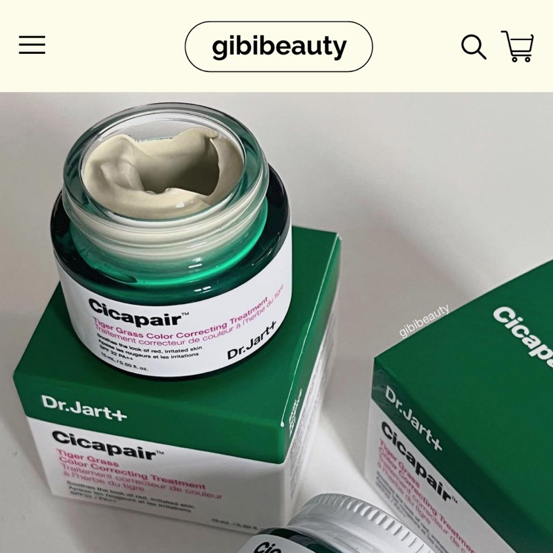 Kem dưỡng nâng tone DR.JART Cicapair Tiger Grass Color Correcting Treatment