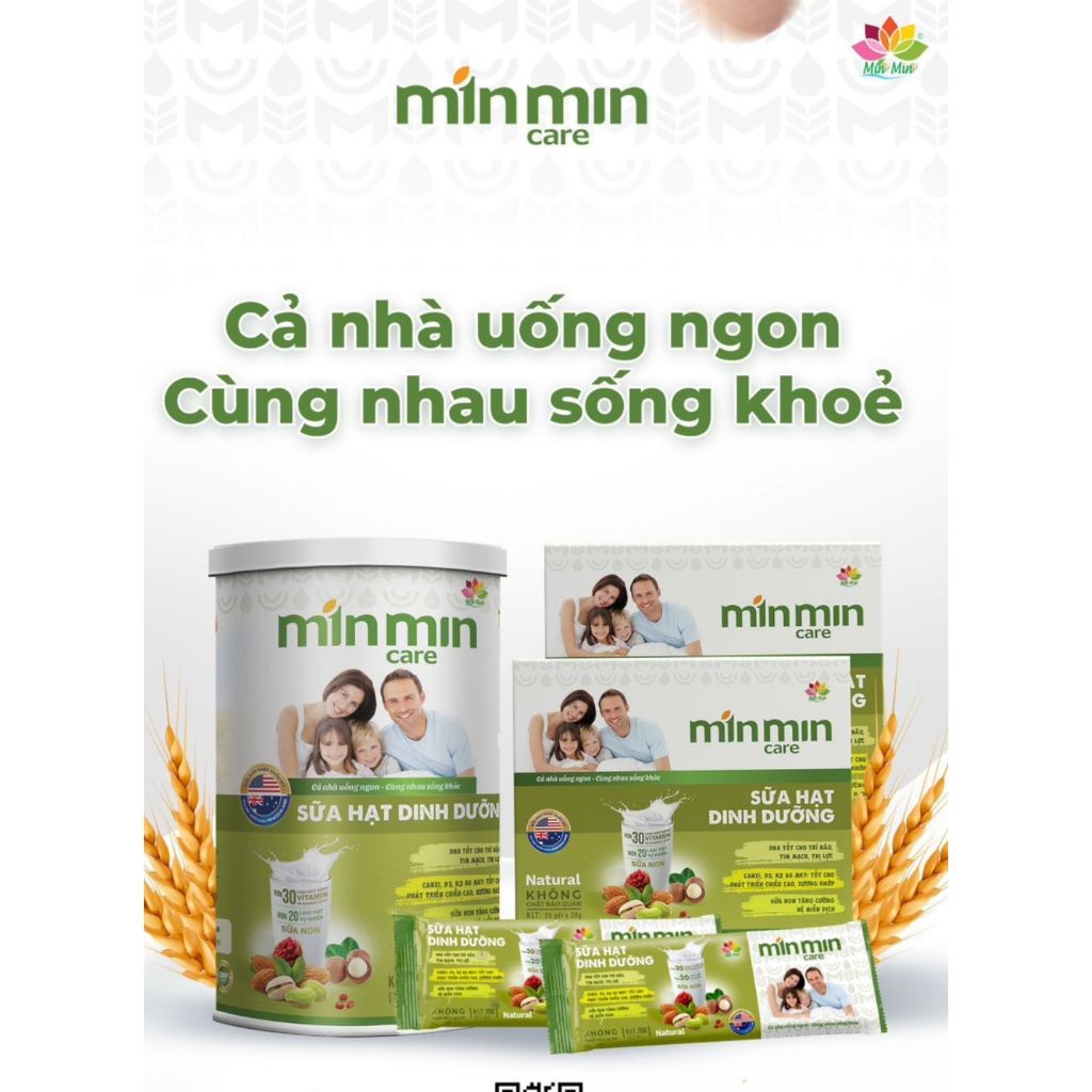 Sữa Hạt Dinh Dưỡng MinMin Care