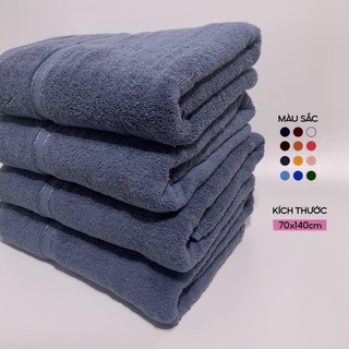 Khăn Tắm 60/70x140cm Đủ Màu Kamys Towel 100% Cotton Siêu Thấm Hút, Không Sổ Lông, Không Phai Màu