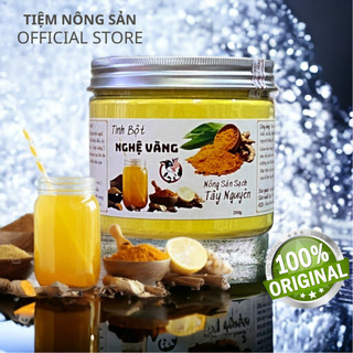 Tinh bột nghệ, tinh bột nghệ vàng nguyên chất NGỐ SHOP nông sản sạch Tây Nguyên hũ 500g