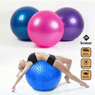 Bóng tập Yoga, Gym gai massage trơn, gai chống nổ