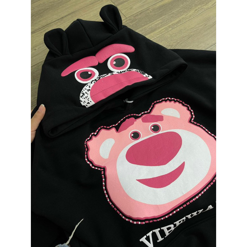 Áo hoodie form rộng tay bồng mũ hai lớp các mã hot trend
