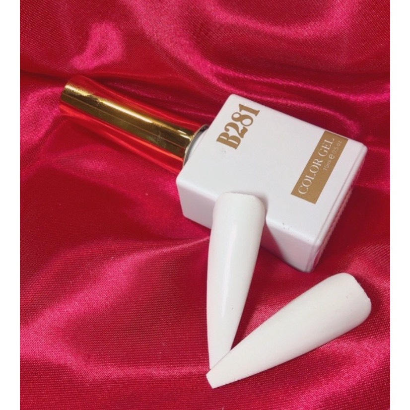 SƠn Gel Buberry Trắng, Đen, Đỏ Lẻ Màu, SƠn Lên Chuẩn màu Mướt Mịn