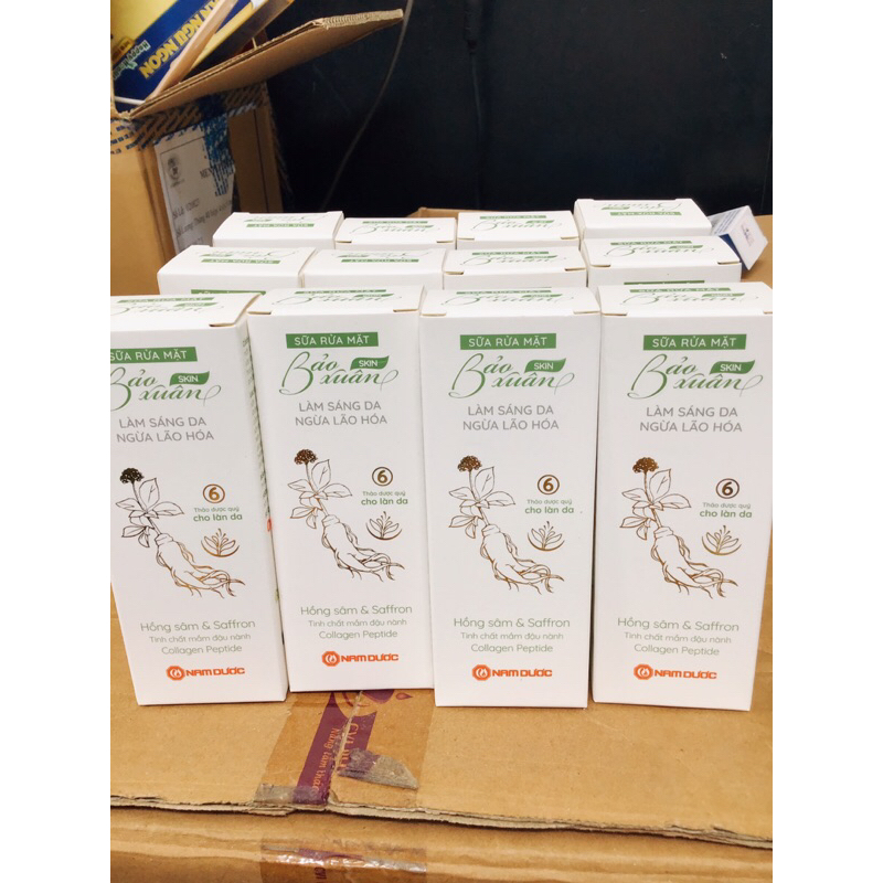 Sữa rửa mặt Bảo Xuân Skin làm sáng da, chống lão hoá