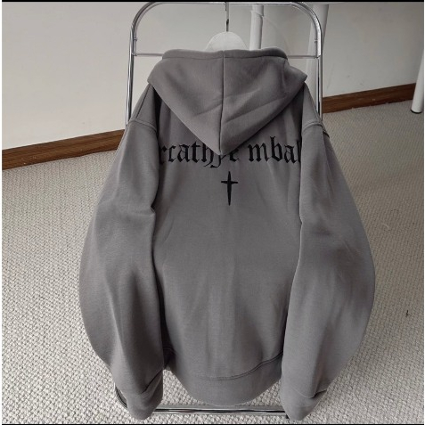 Áo hoodie, áo hoodie zip kéo khóa in chữ thập nỉ lót bông năm màu form rộng unisex nam nữ