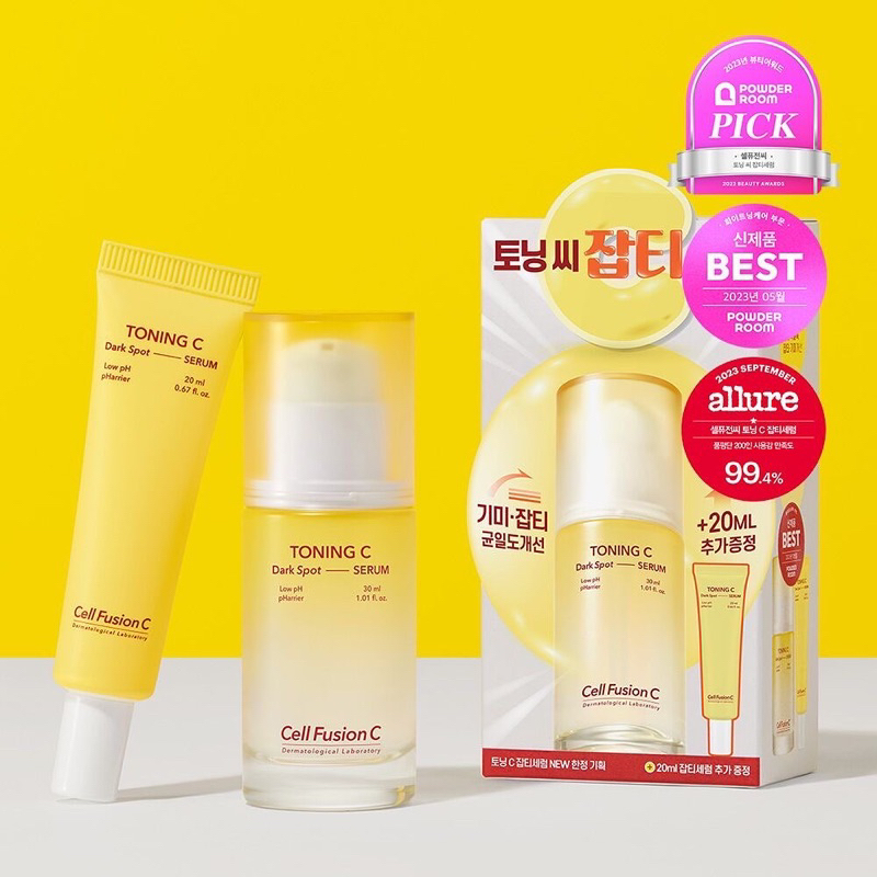 Tinh chất dưỡng sáng da CELL FUSION C Toning C Dark Spot Serum