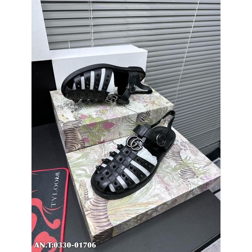 Dép Rọ Gucci Đinh Nam Cao Cấp Dép Quai Hậu Gucci Thời Trang 2023
