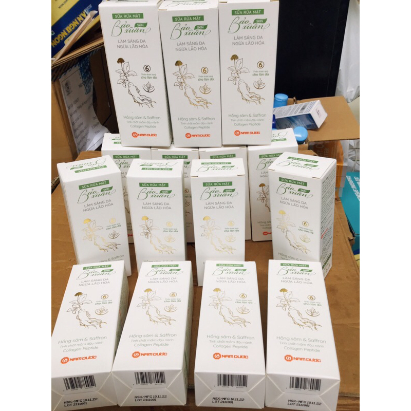 Sữa rửa mặt Bảo Xuân Skin làm sáng da, chống lão hoá