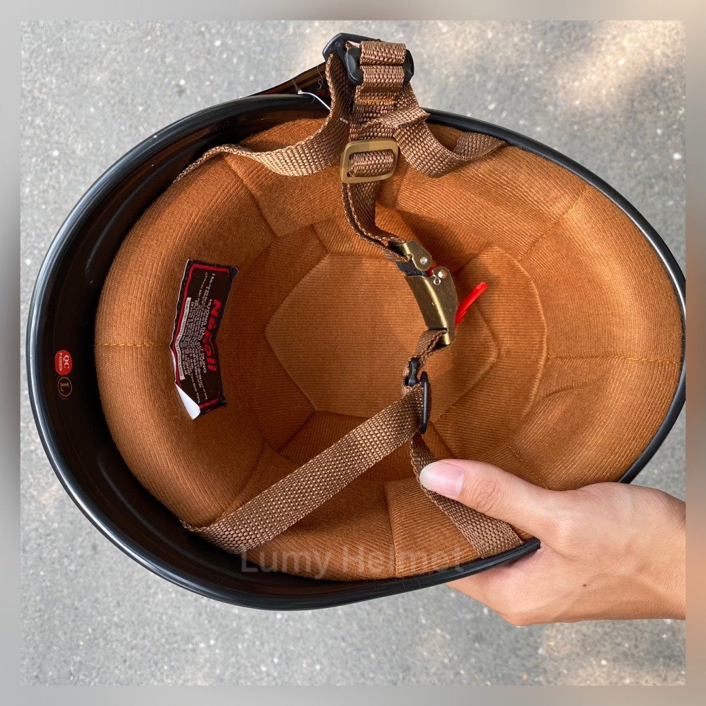 Mũ bảo hiểm 1/2 đầu Napoli Đua ngựa Gangster nón bảo hiểm nửa đầu chính hãng