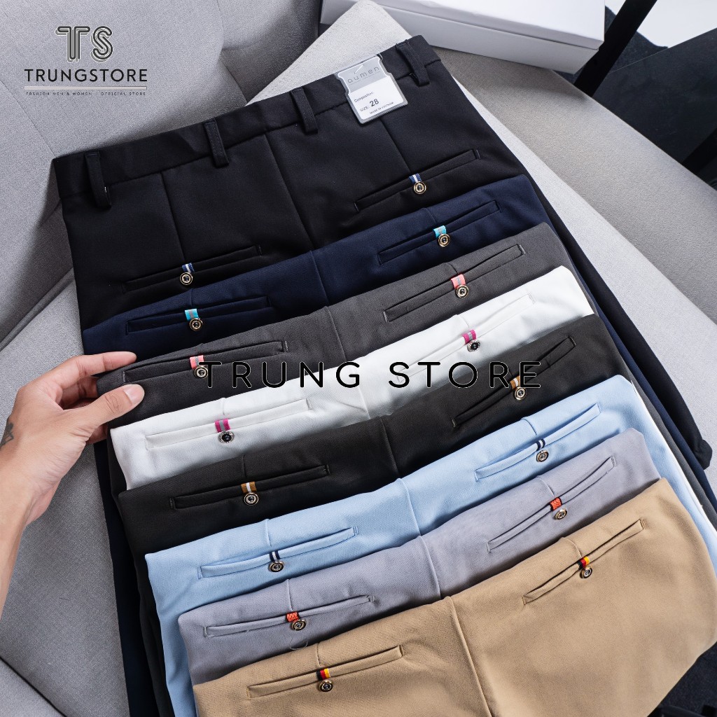 Short Âu Vải 2 Cotton 2 Chiều Không Nhăn Không Xù Lông