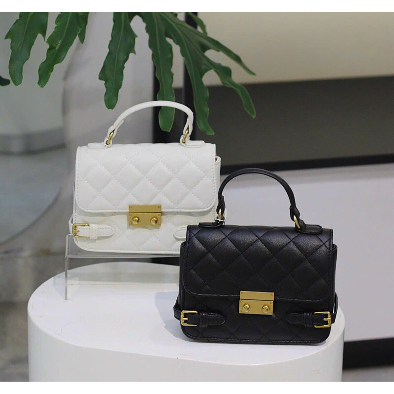 Túi xách mini chần ô sang chảnh, phù hợp đi chơi