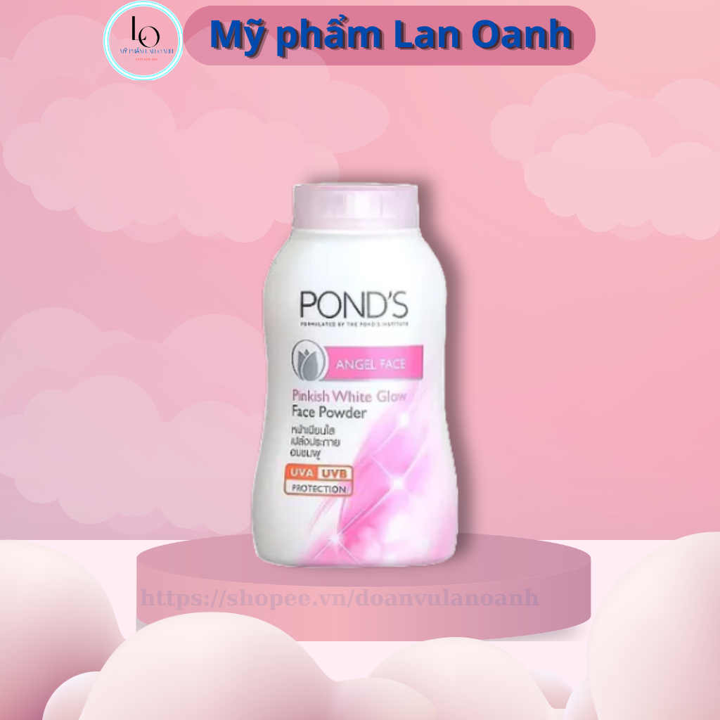 Phấn phủ trang điểm dạng bột Pond’s Angel Face Pinkish White Glow 50g thai lan