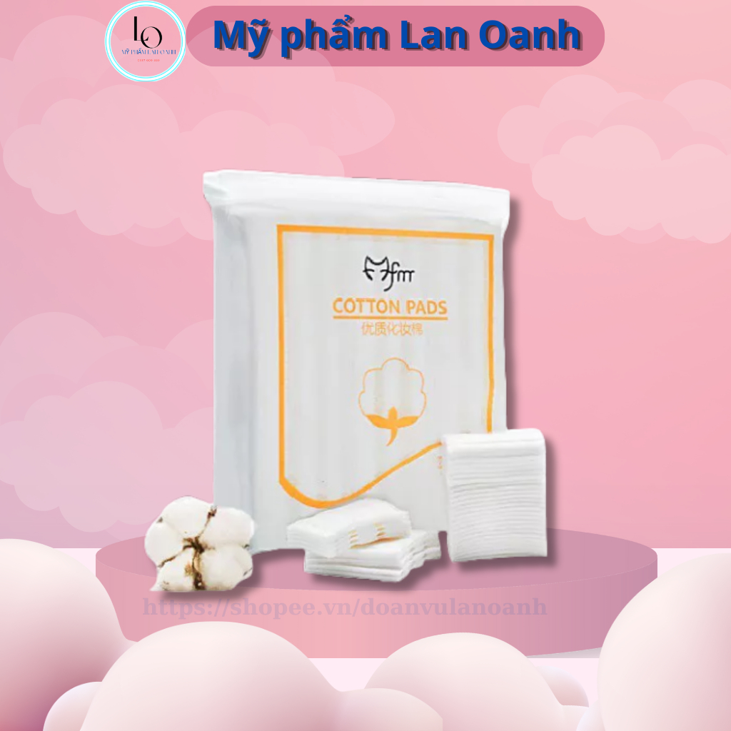 Bông tẩy trang 222 miếng Cotton Pads siêu dai giá rẻ