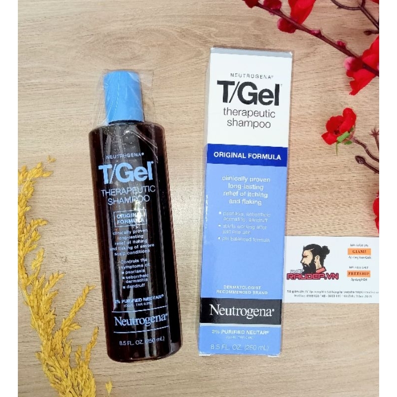 Dầu Gội Ngăn Gàu, Vảy Nến, Viêm Da Tiết Bã Neutrogena T/Gel - 200ml Và 250ml