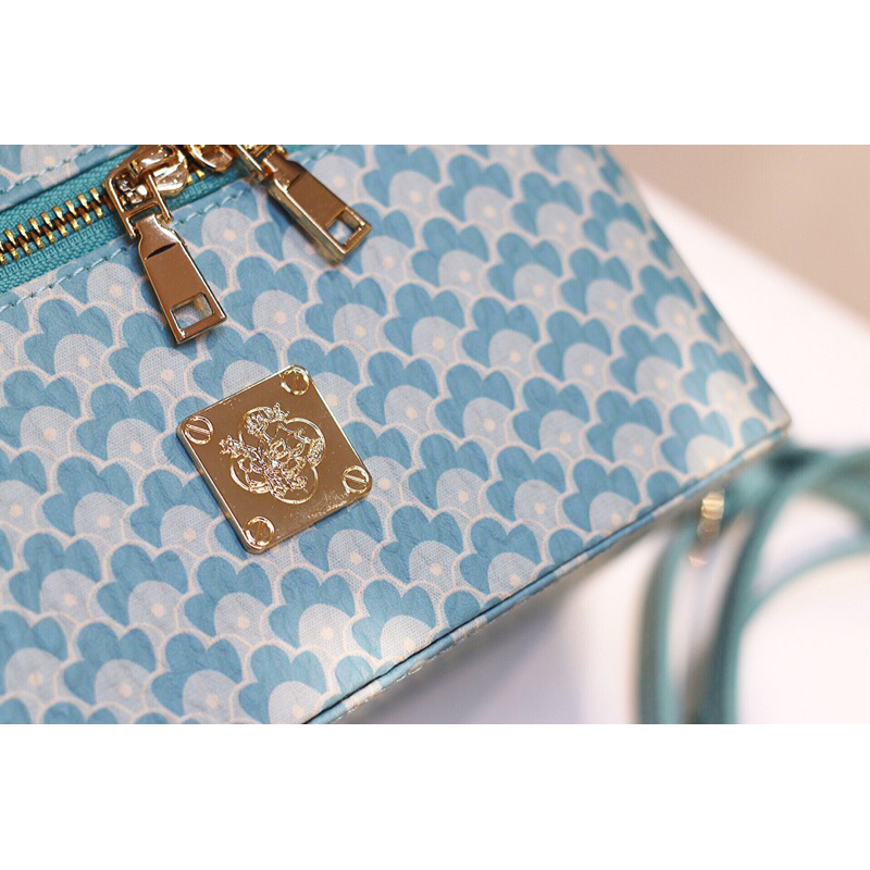 Túi đeo chéo dáng hộp kèm ví nhỏ màu sắc nhẹ nhàng xinh phù hợp đi chơi