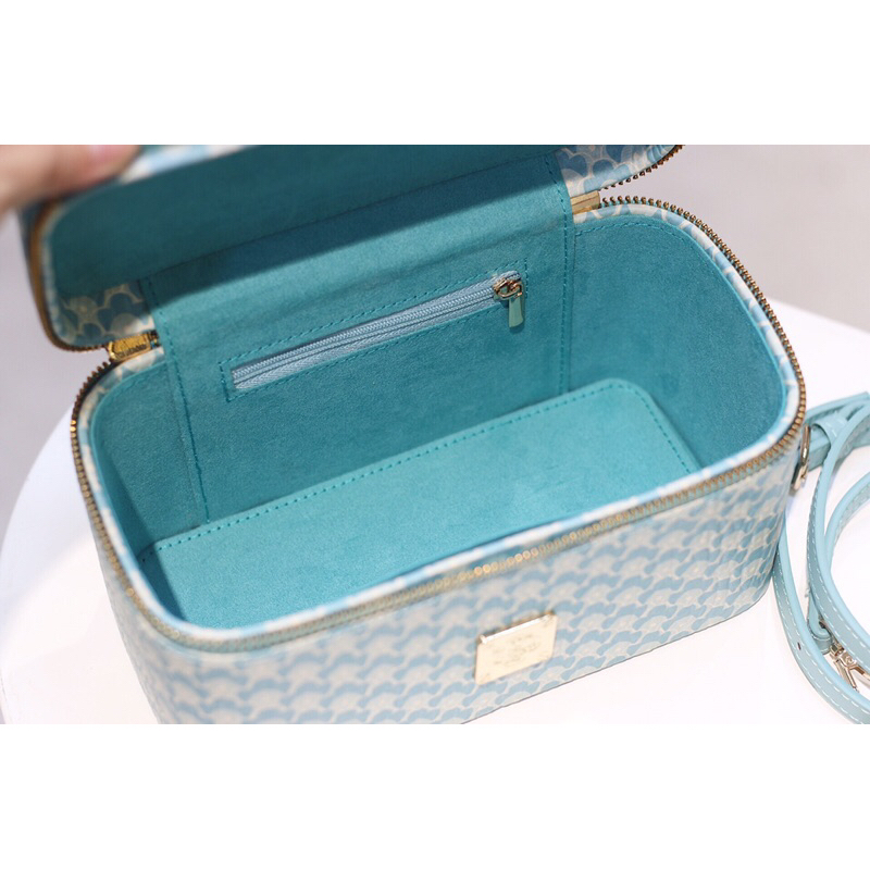 Túi đeo chéo dáng hộp kèm ví nhỏ màu sắc nhẹ nhàng xinh phù hợp đi chơi