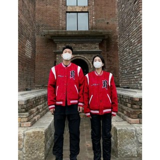 Áo khoác bomber unisex, Áo bomber bóng chày Royalty form rộng chất kaki 2 lớp dày dặn VIP nhất D05