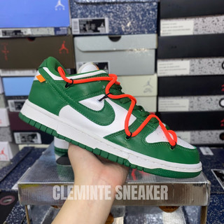 giày SB Dunk x Off-White Pine Green