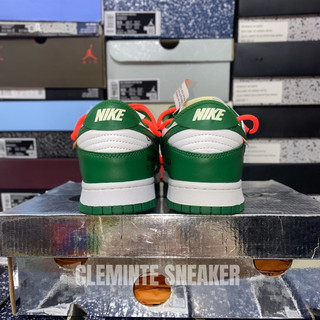 giày SB Dunk x Off-White Pine Green