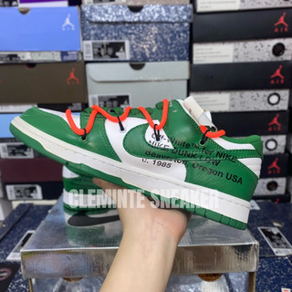 giày SB Dunk x Off-White Pine Green