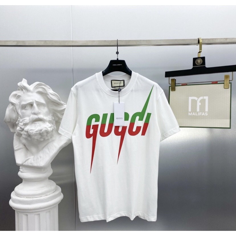 Ao Phông Unisex Gu.c.ci Tia Sét, Áo Phông Nam Nữ Hottrend 2023