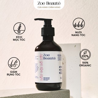 Dầu Gội Bồ Kết Thuần Chay Cô Đặc - Dầu Gội Thảo Dược - Giảm Rụng & Kích Mọc Tóc - ZOE BEAUTÉ