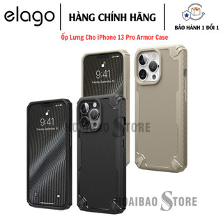 [HÀNG CHÍNH HÃNG] Ốp Lưng Cho iPhone 13 Pro Elago Armor Case không bị trơn trượt mỗi khi cầm nắm
