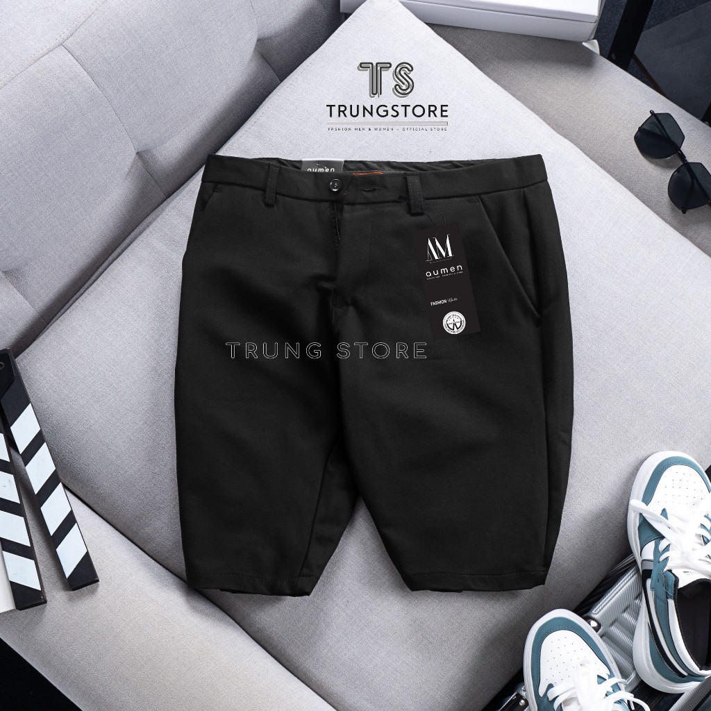 Quần Short Tây Âu Nam Mẫu Đẹp Co Giãn Nhẹ Không Nhăn