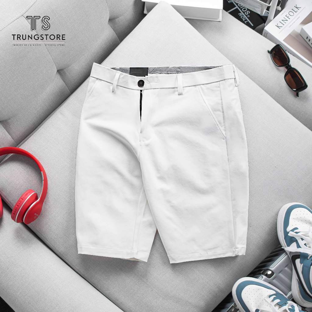 Short Âu Vải 2 Cotton 2 Chiều Không Nhăn Không Xù Lông