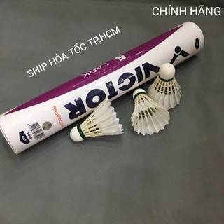 Ống Cầu Lông Victor Lark 5 Chính hãng, Ống Cầu Lông VINA STAR Xanh 5 Sao Đặc biệt (số 50), Ống Cầu Lông Dmantis- 12 trái