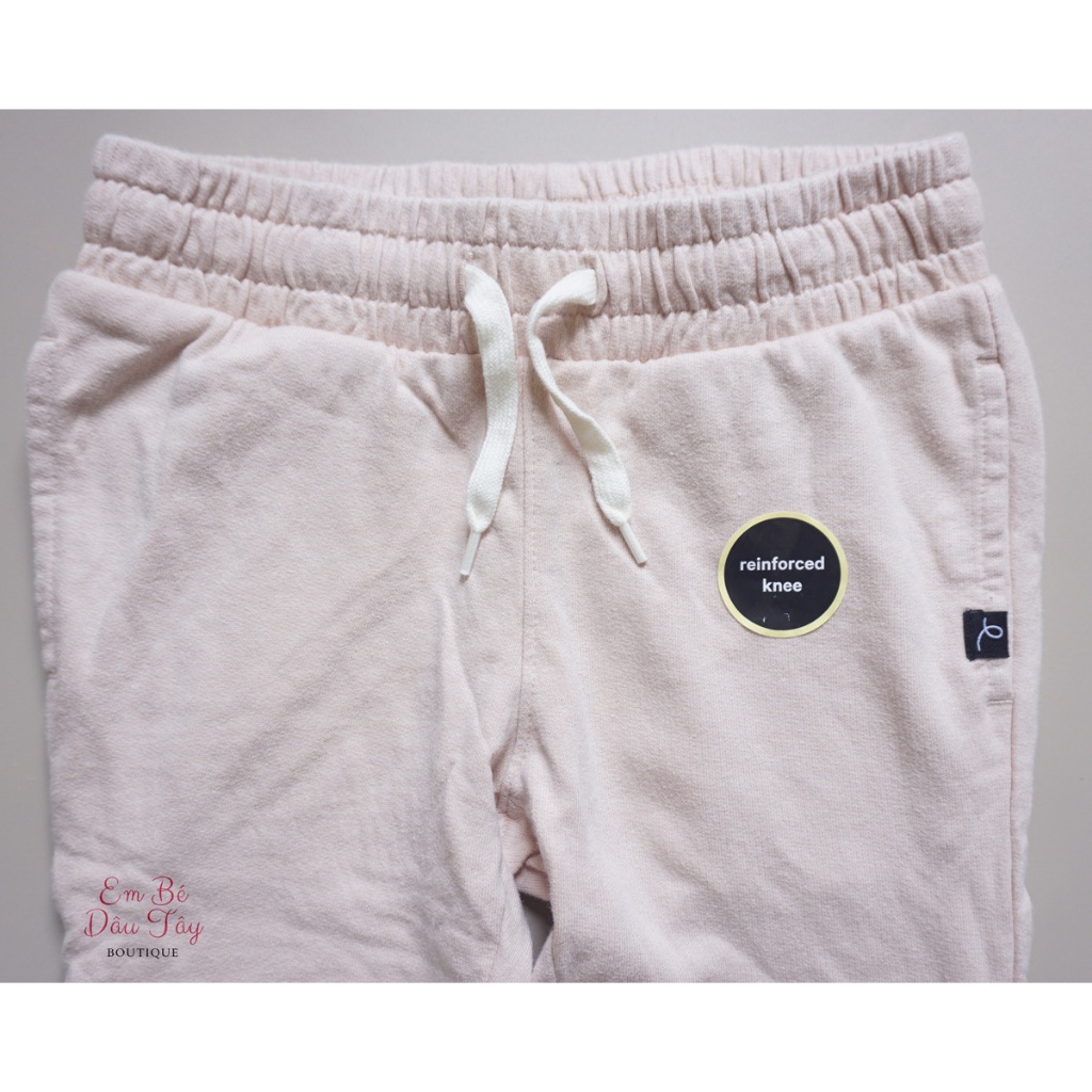 Quần jogger màu hồng nude cho bé 15-50kg chất thun da cá 100% cotton mềm mại, Quần thun da cá bé trai bé gái, teen AC