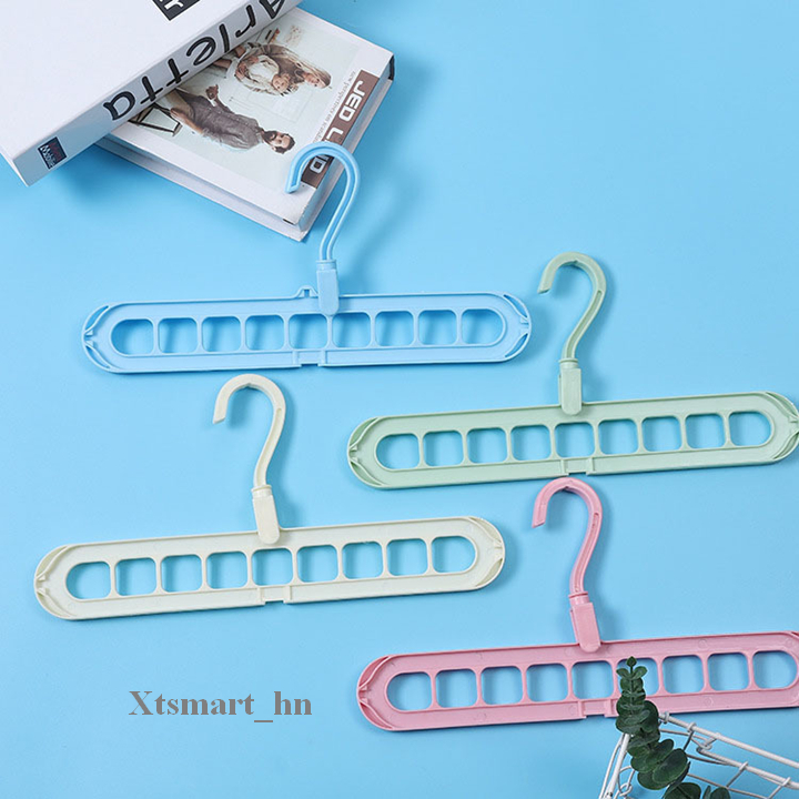 Móc Treo Quần Áo Đa Năng 9 Lỗ