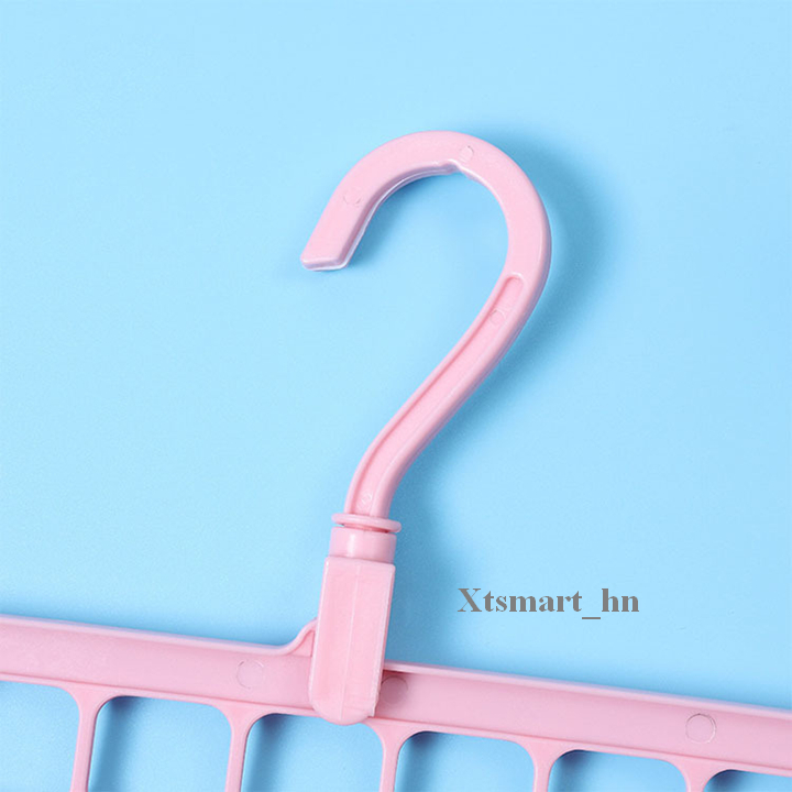 Móc Treo Quần Áo Đa Năng 9 Lỗ