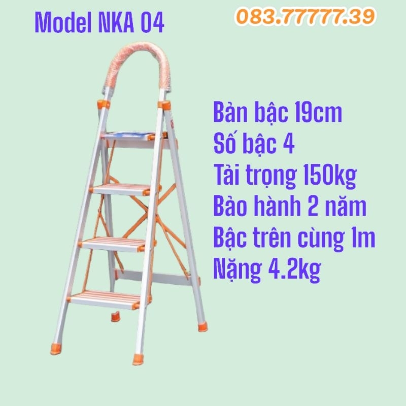 Thông số kỹ thuật thang ghế Nikawa NKA-04