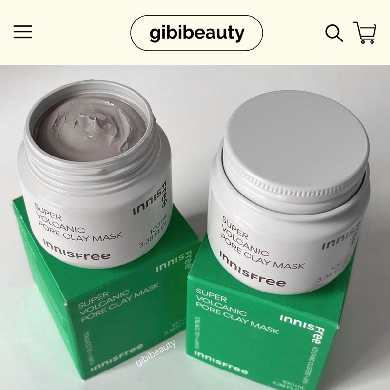 Mặt nạ INNISFREE Super Volcanic Pore Clay Mask 100ml